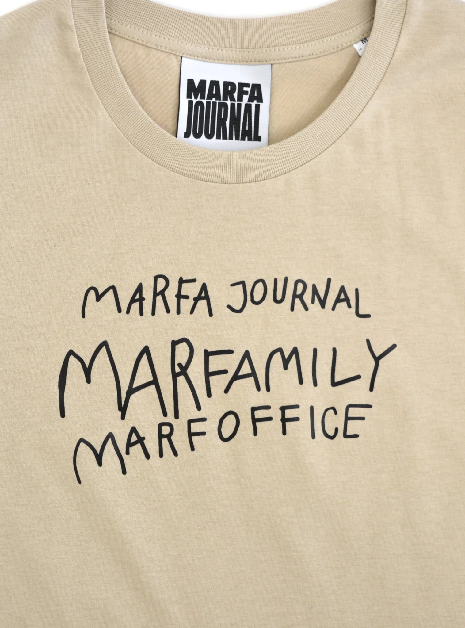 Marfa Journal Tee — Beige