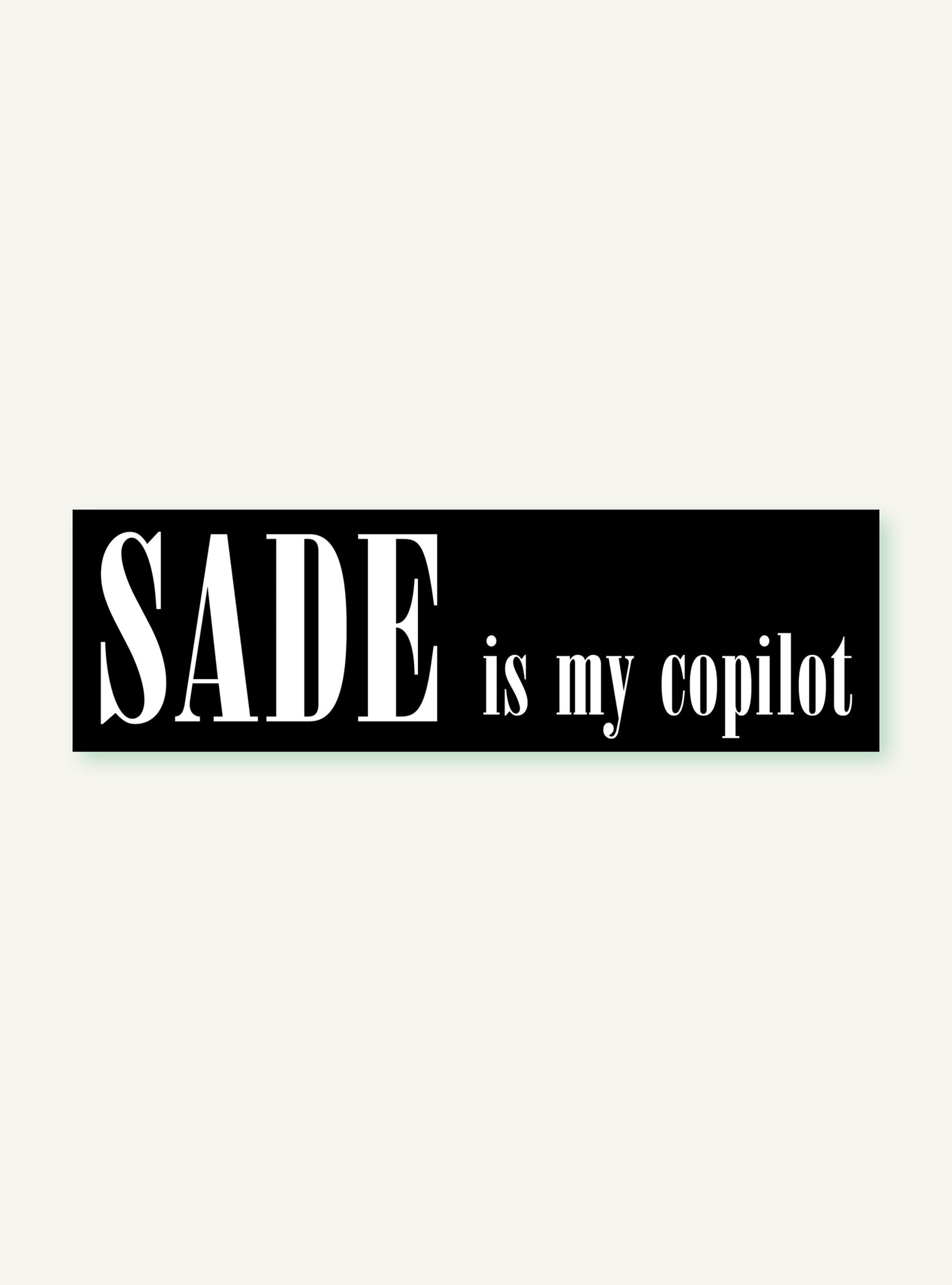 Sade Sticker