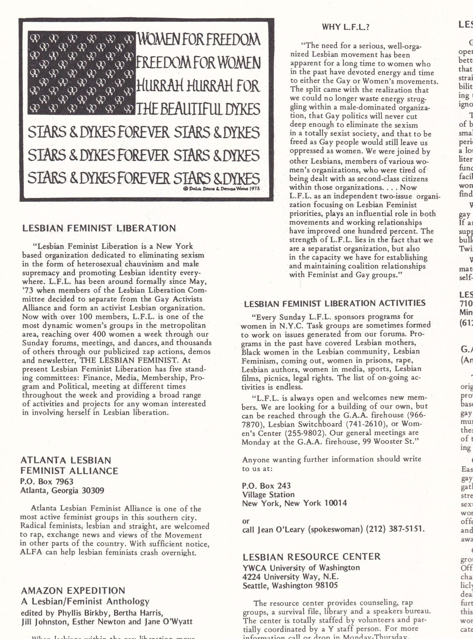 The New Woman’s Survival Catalog BACTERIA BOOKS